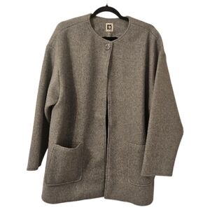 Grey Anne Klein Women's Coatigan